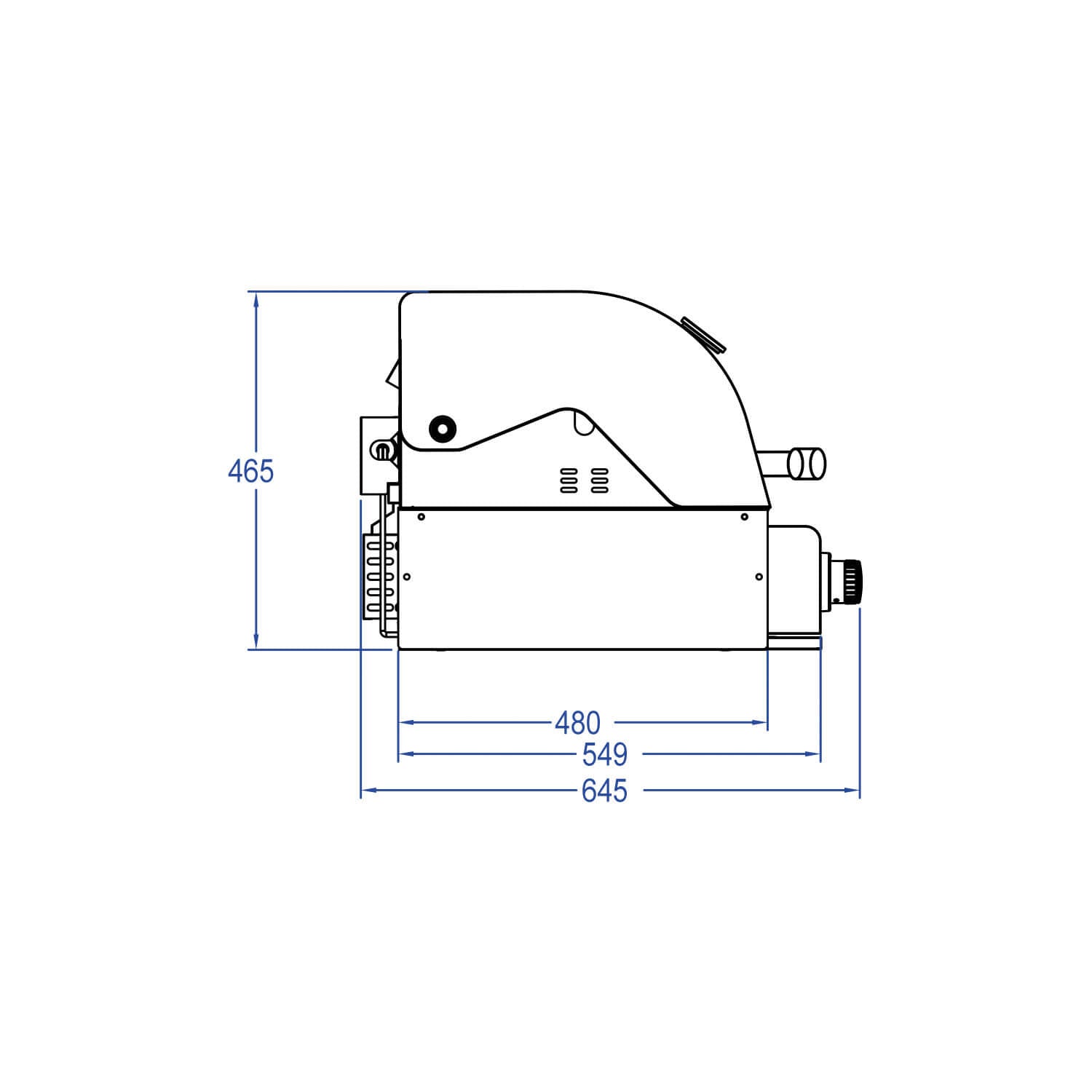 ALL’GRILL Chef L Built-In Schwarz