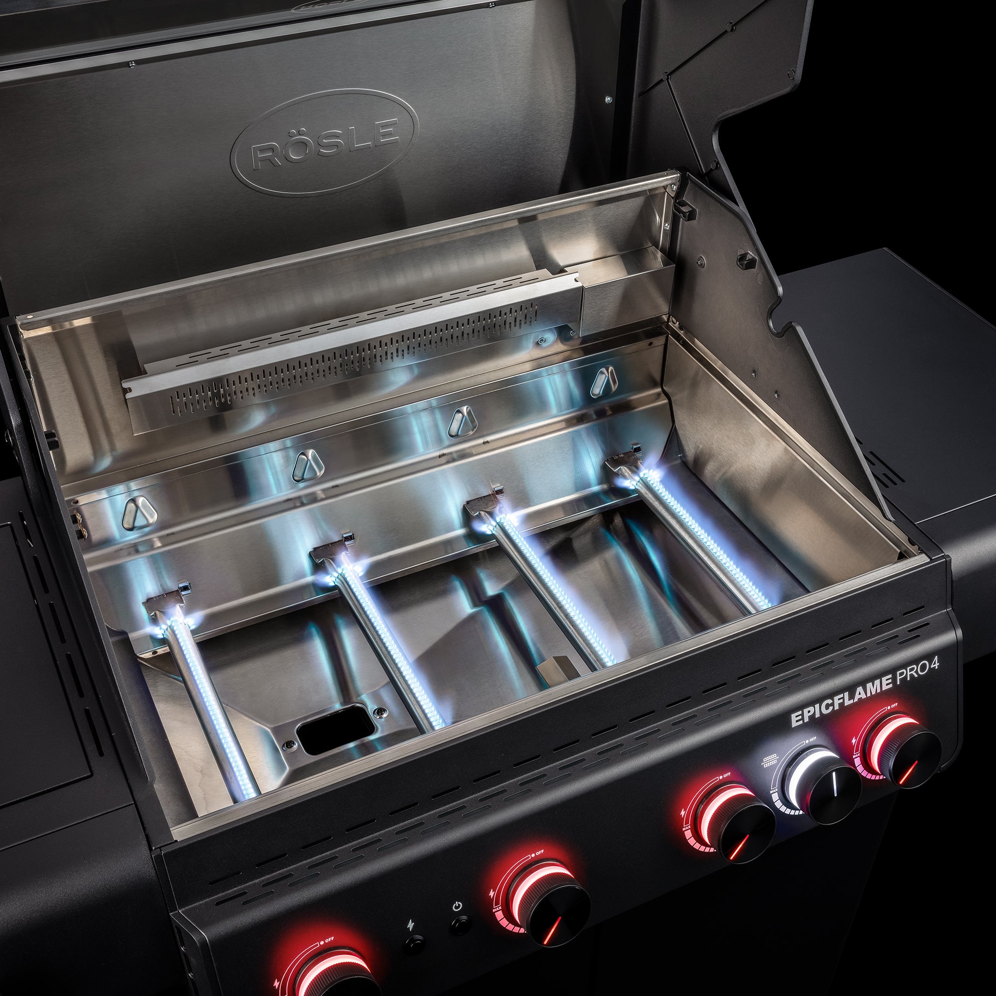 Rösle EPICFLAME Pro 4 Gasgrill inkl. Abdeckhaube