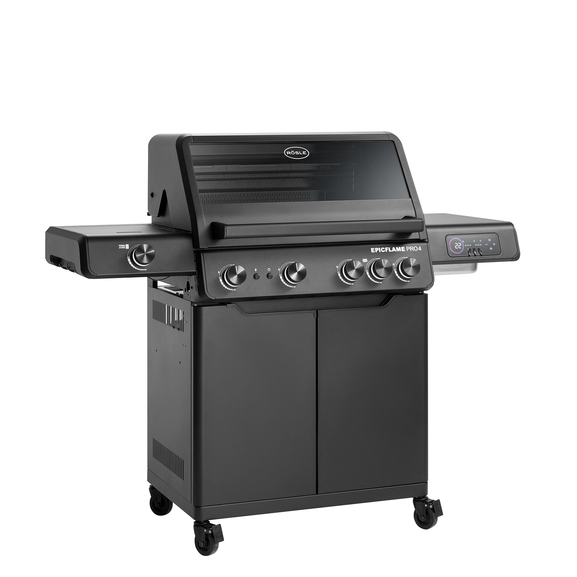Rösle EPICFLAME Pro 4 Gasgrill inkl. Abdeckhaube