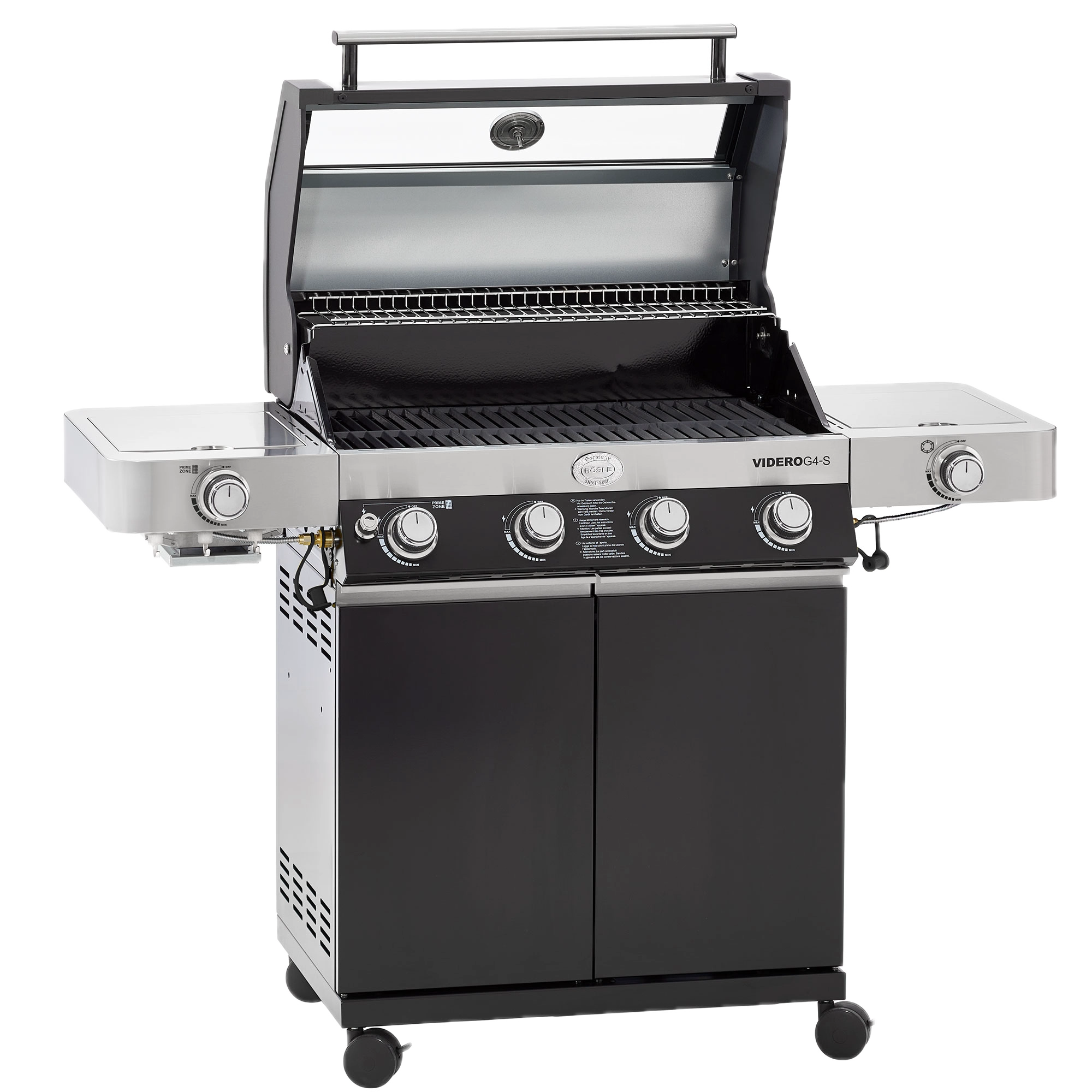 Produktbild 2 Rösle Videro G4-S Vario+ 50mbar Schwarz - offener Deckel
