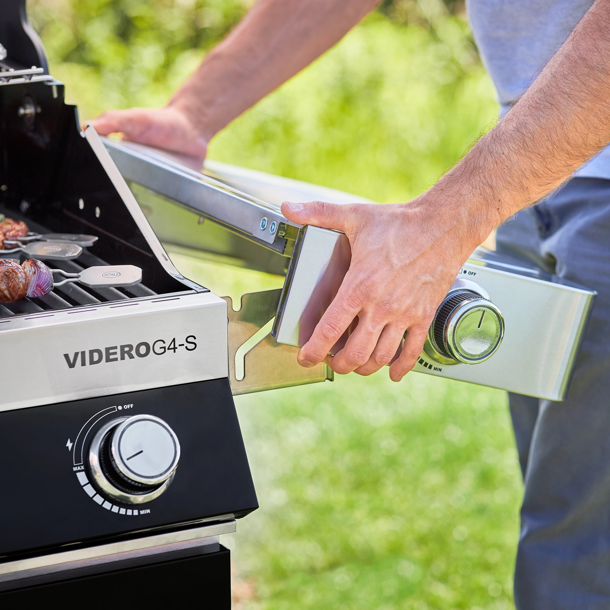 Funktionsbild Rösle Videro G4-S Vario+ 50mbar Schwarz - Seitenteil