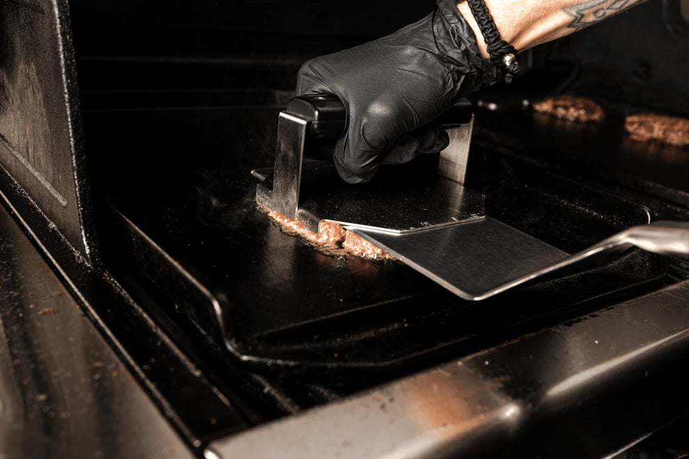 Broil King Smash Burgerpresse aus Edelstahl