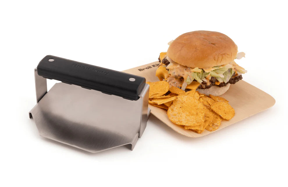 Broil King Smash Burgerpresse aus Edelstahl