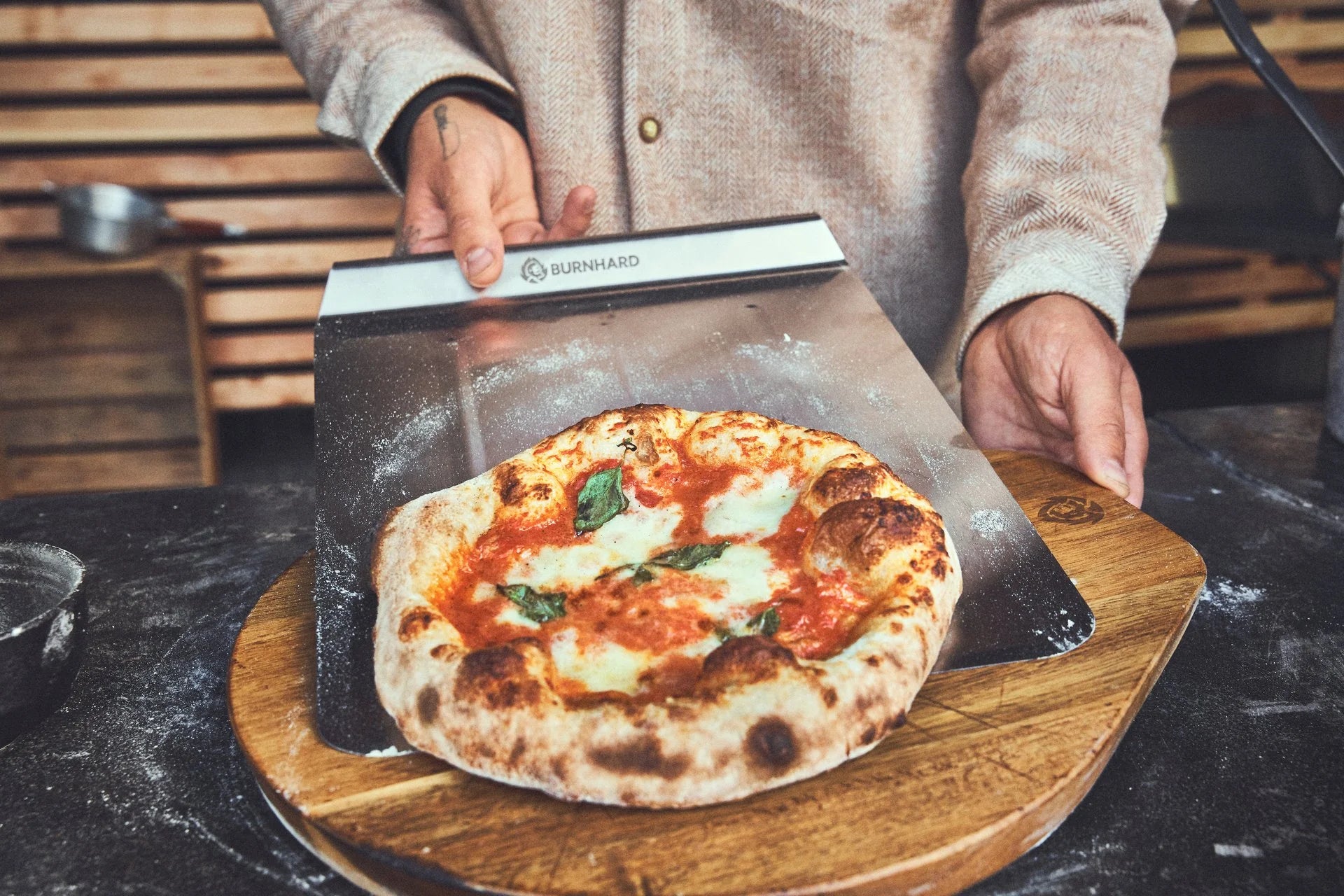 Burnhard Pizzaschaufel Edelstahl