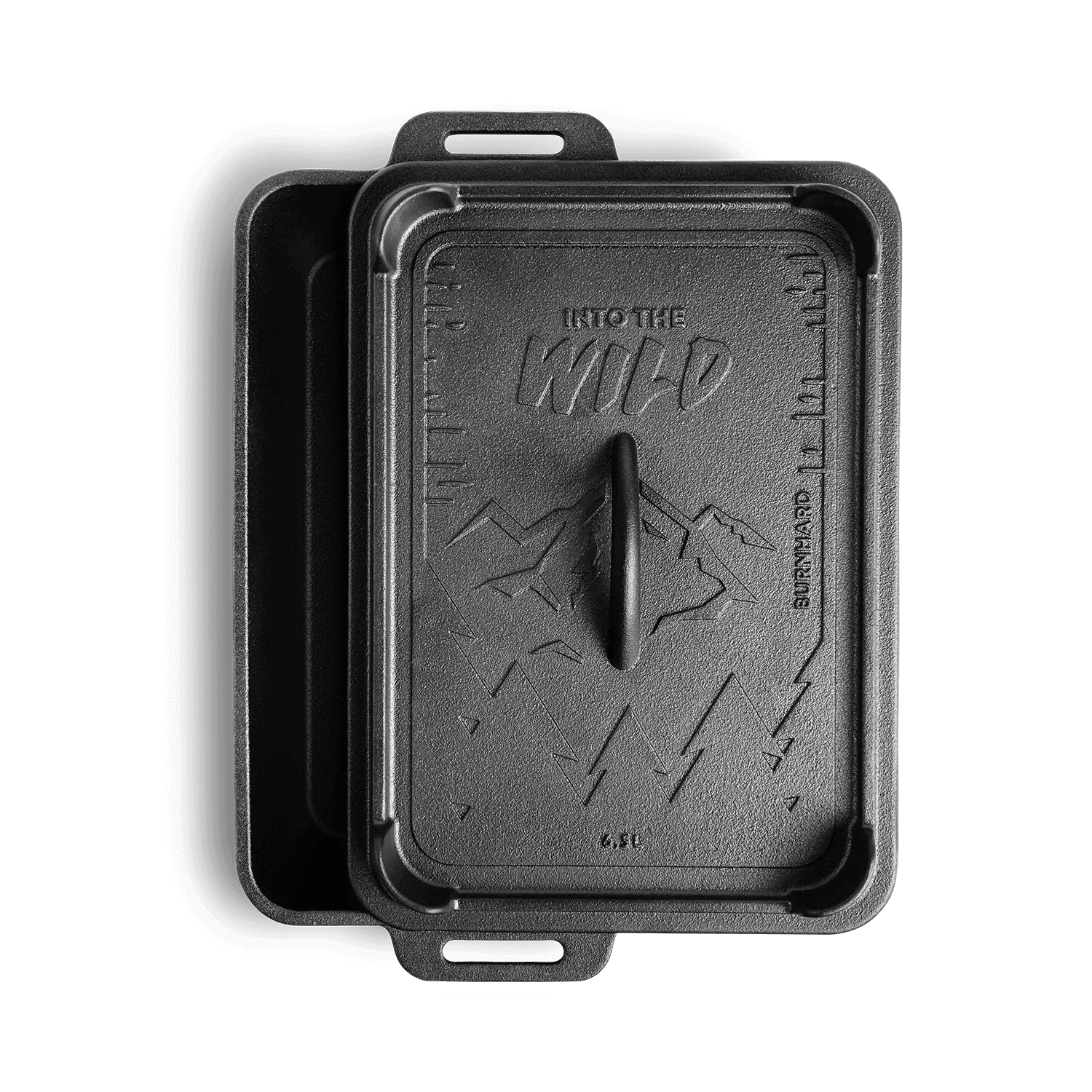 Burnhard Gusseisen Kastenform mit Deckel