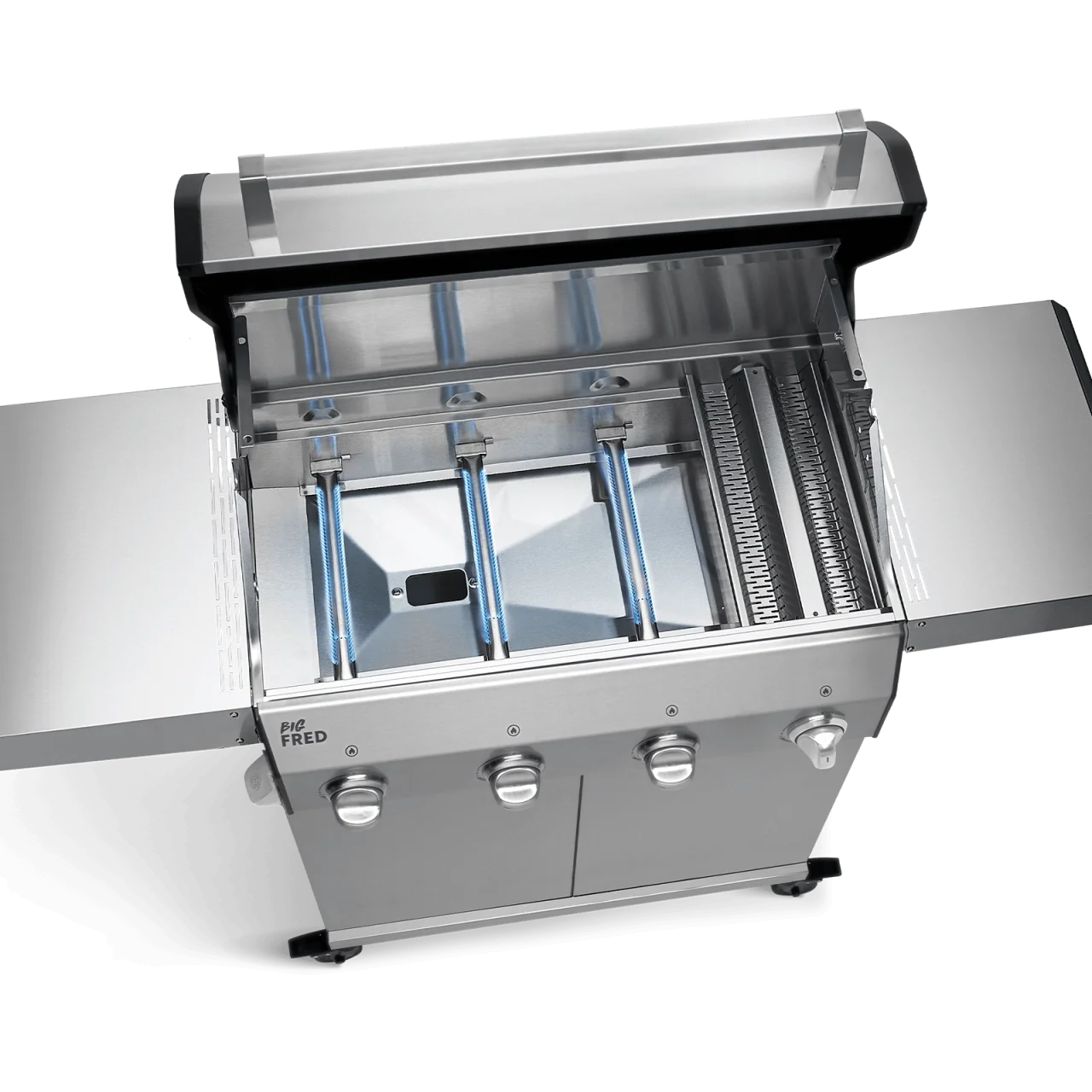 Burnhard Big FRED Basic Gasgrill 4-Brenner mit Gusseisenrost