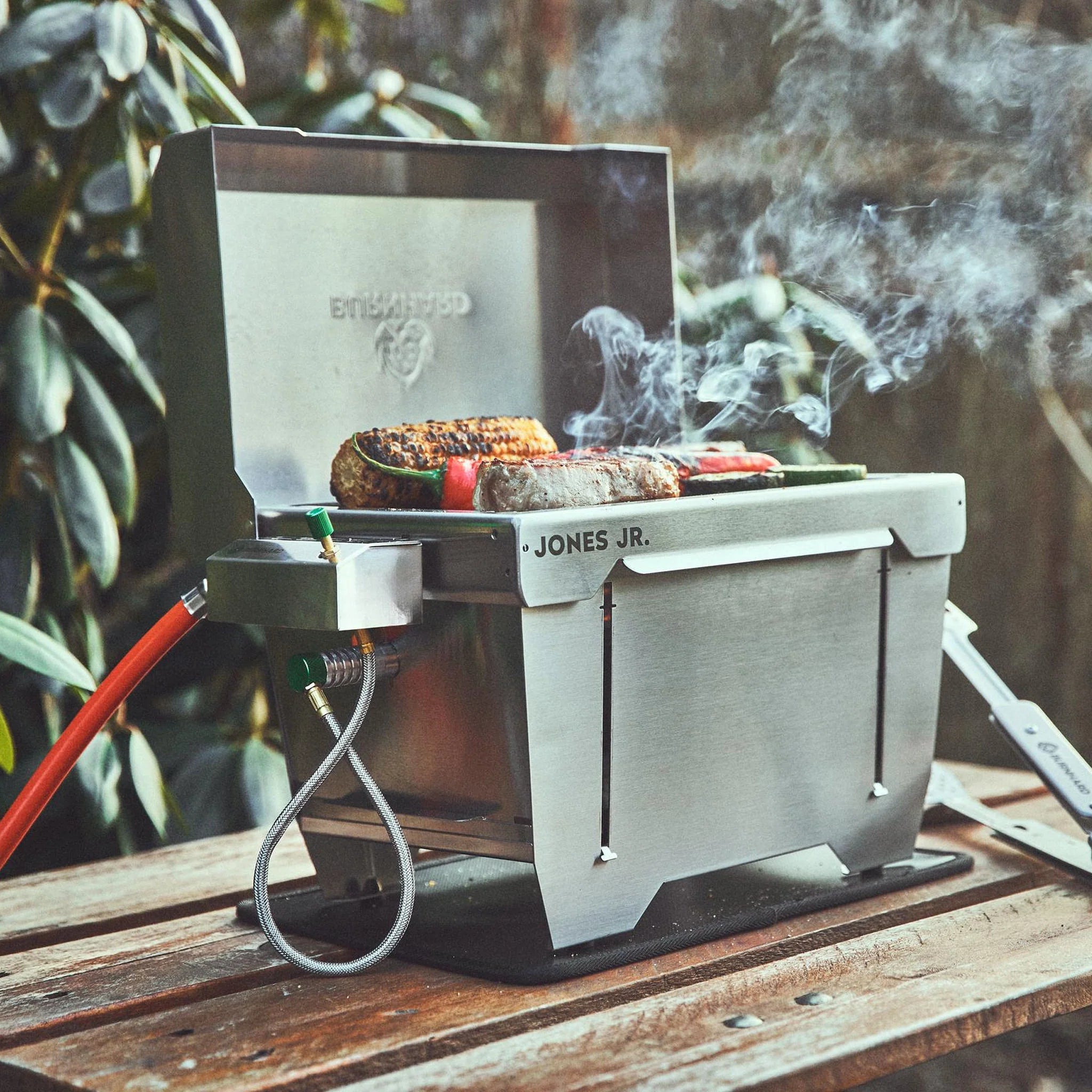 Burnhard Gasflaschenadapter für Campinggrill JONES 1-Brenner