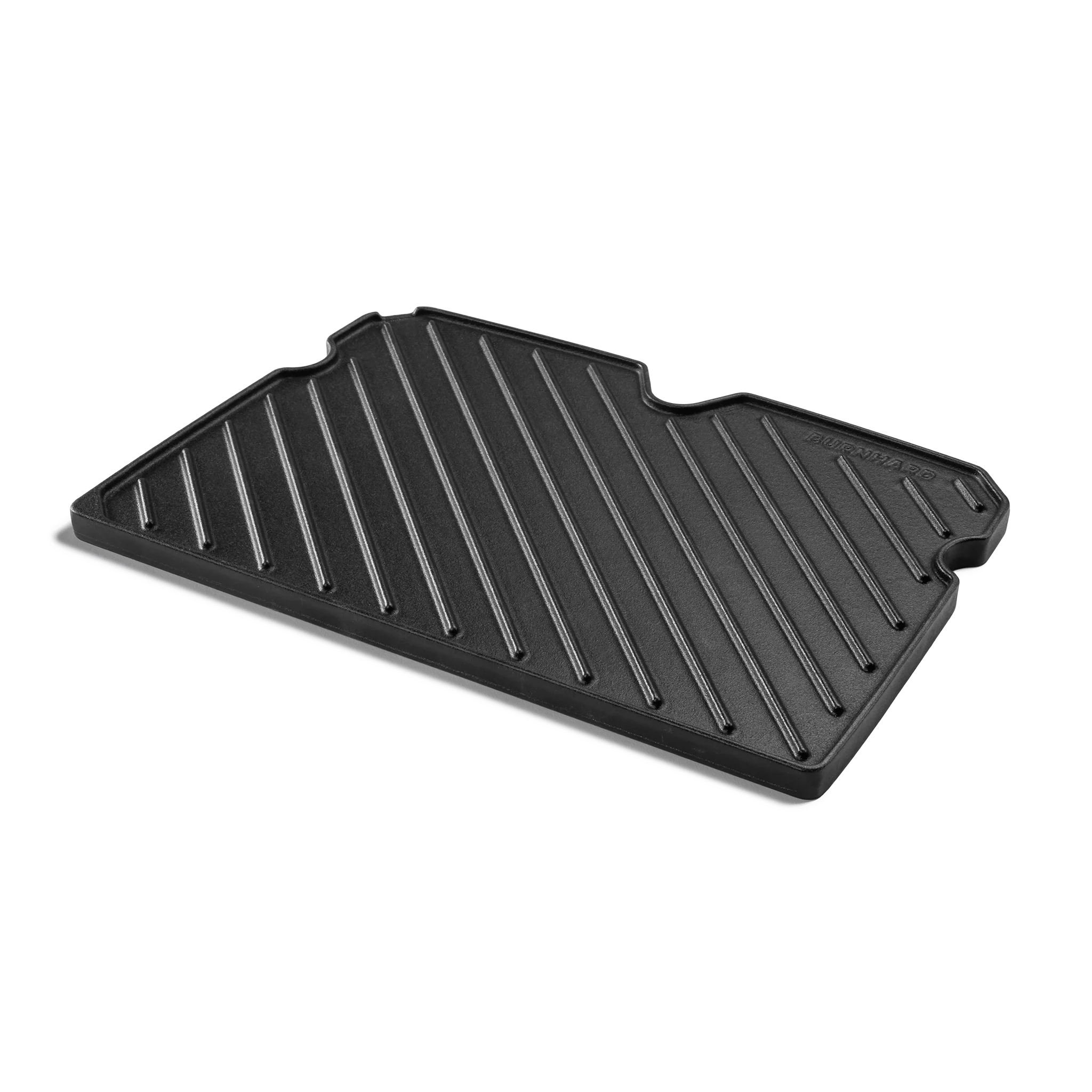 Burnhard Grillplatte Gusseisen beidseitig WAYNE Jr. 1-Brenner | 21.5 cm x 32 cm x 0.7 cm