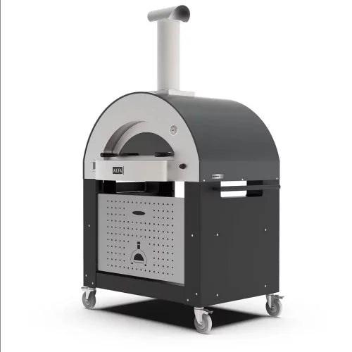 Alfa Forni Cassico, Unterbau 4 Pizze, Schwarz