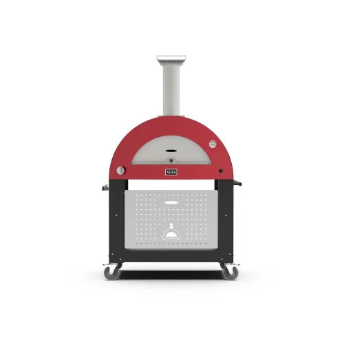 Alfa Forni Moderno, Unterbau 3 Pizze, Schwarz