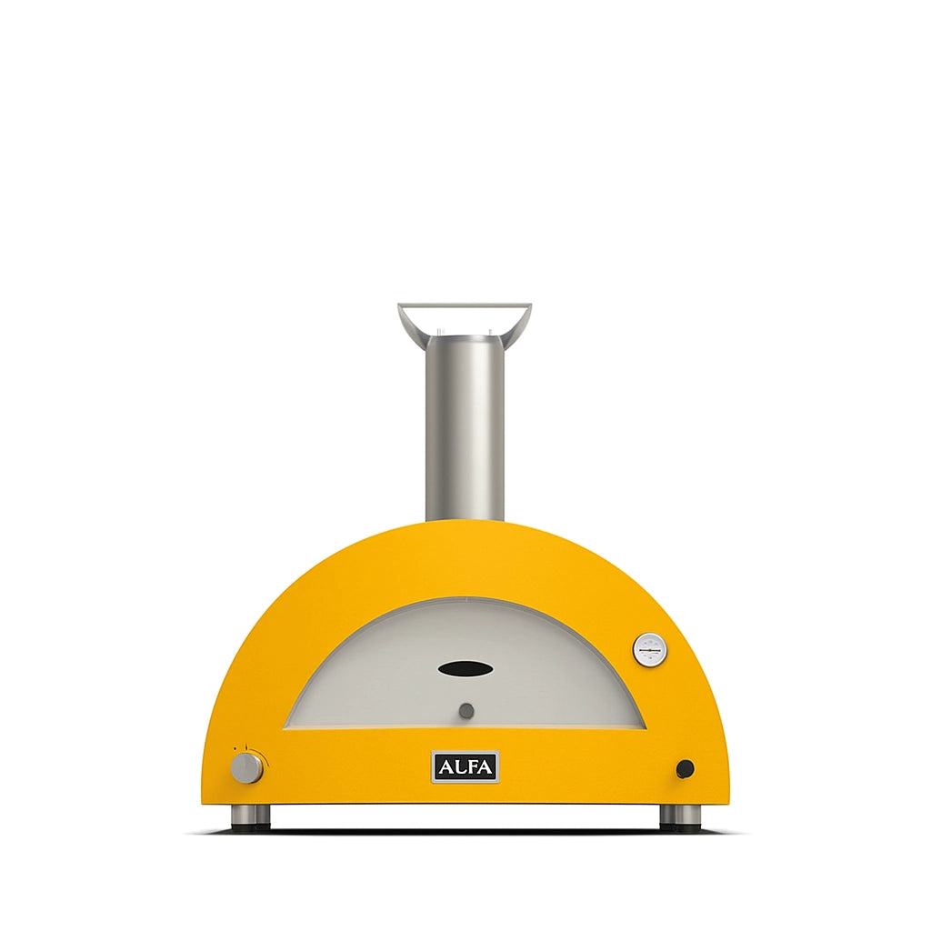 Alfa Forni Moderno 3 Pizze, Holz, Gelb
