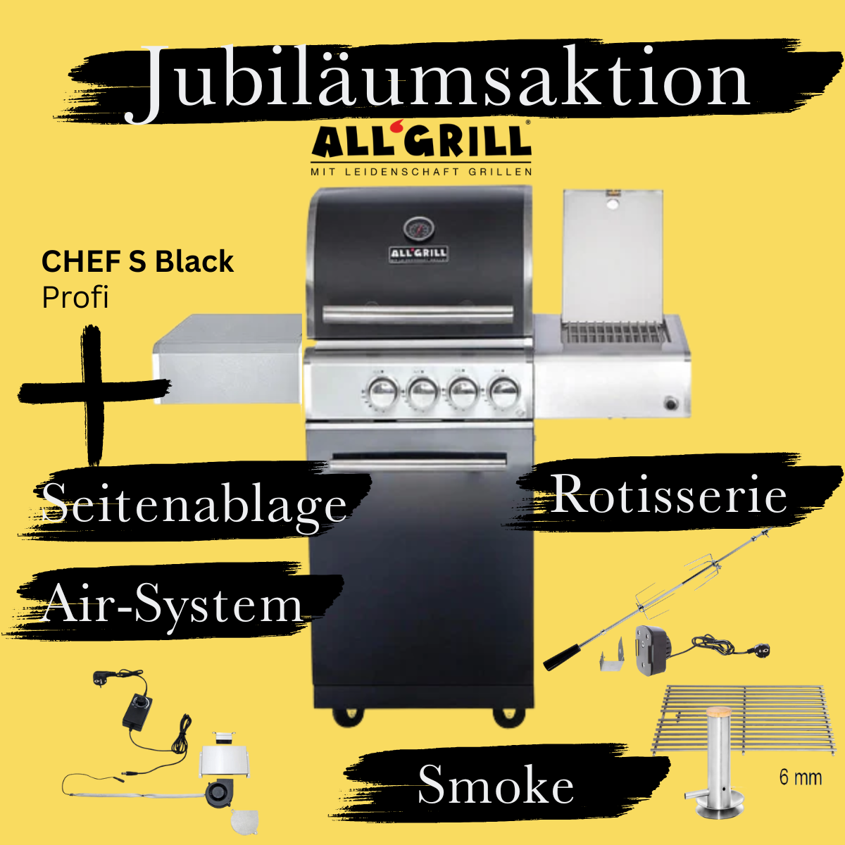 ALL’GRILL | Chef S Black | Jubiläumsaktion | Profi