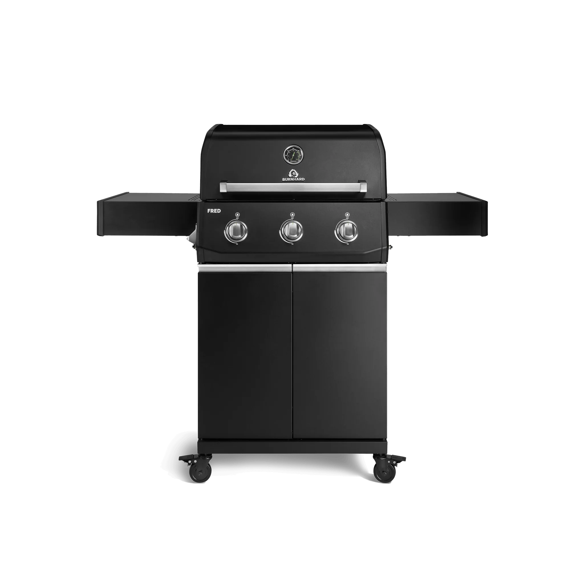 Burnhard FRED Base Gasgrill 3-Brenner mit Gusseisenrost Series 4