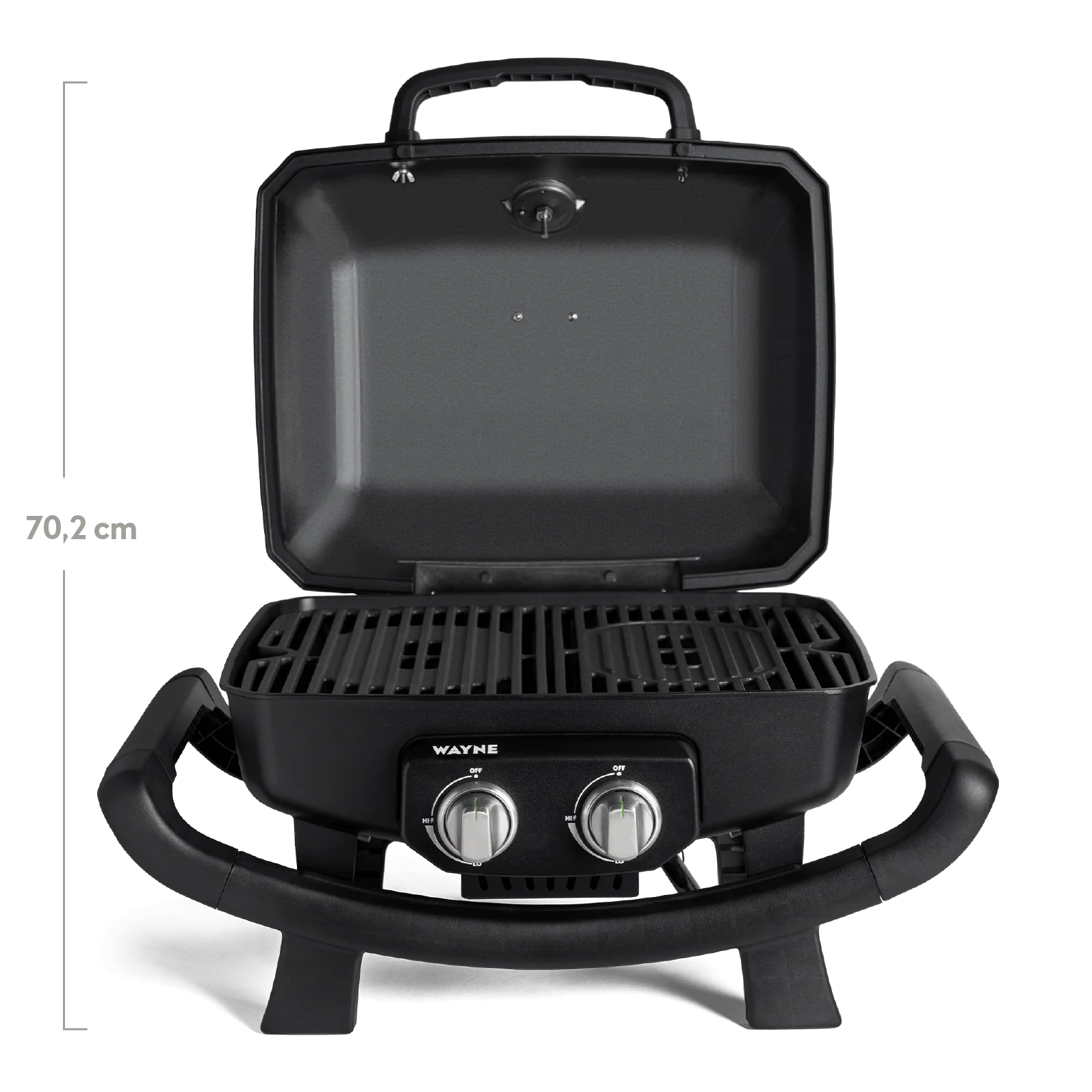 Burnhard WAYNE Balkongrill 2-Brenner Camper Edition