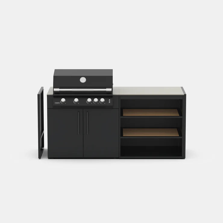 Brabura Abschlussplatte Anthrazit groß