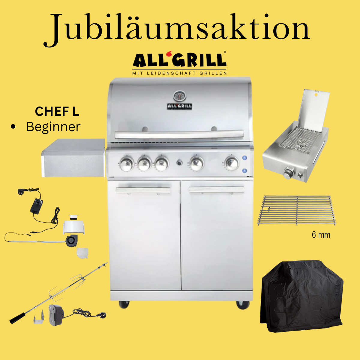 ALL’GRILL Chef XL Jubiläumsaktion Beginner