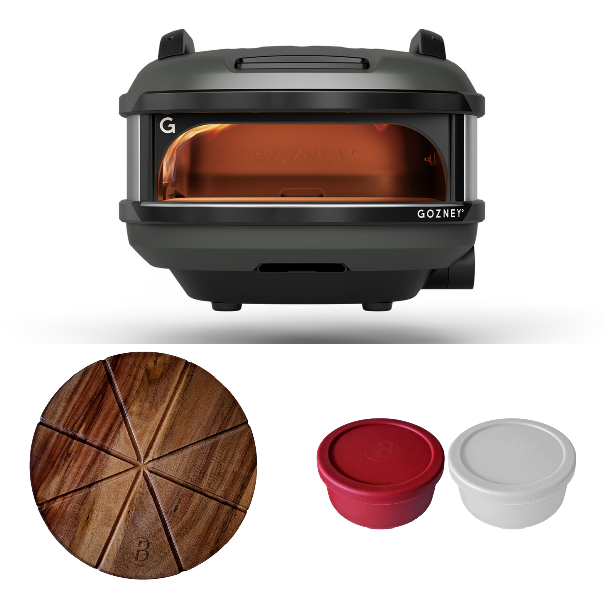 Gozney Tread schwarz inkl. Pizzaballenbox & Pizzabrett