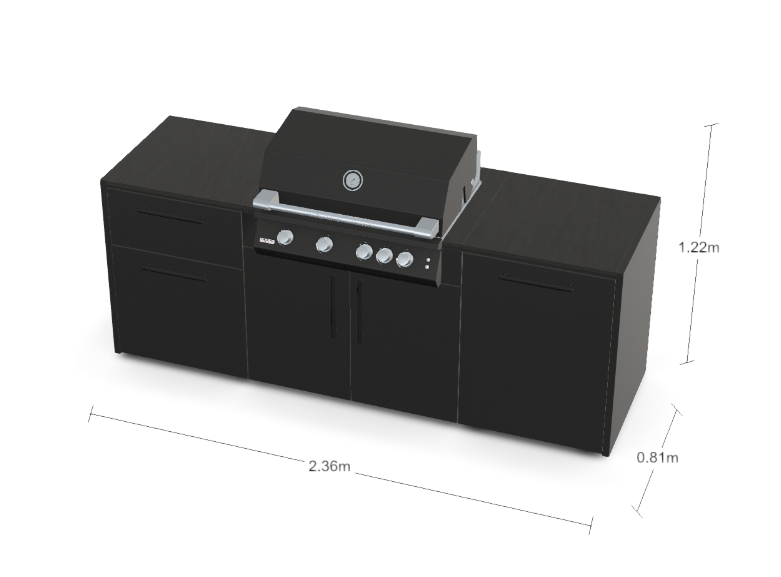 Brabura The Basic TWO All Black