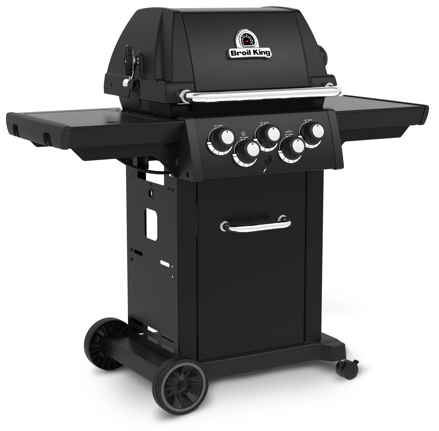 Broil King Royal 390 Shadow IR inkl. Drehspieß, Infrarotbrenner & Umrüstkit
