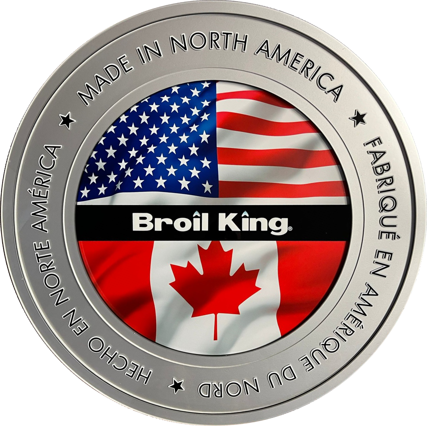 Broil King Schild "Made in North America"