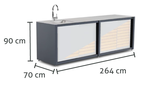 Dukin Outdoorküchen CookOUT® LINIS 264