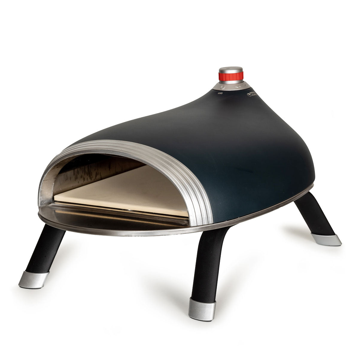 DeliVita Diavolo Pizzaofen Set navy für Gasbetrieb