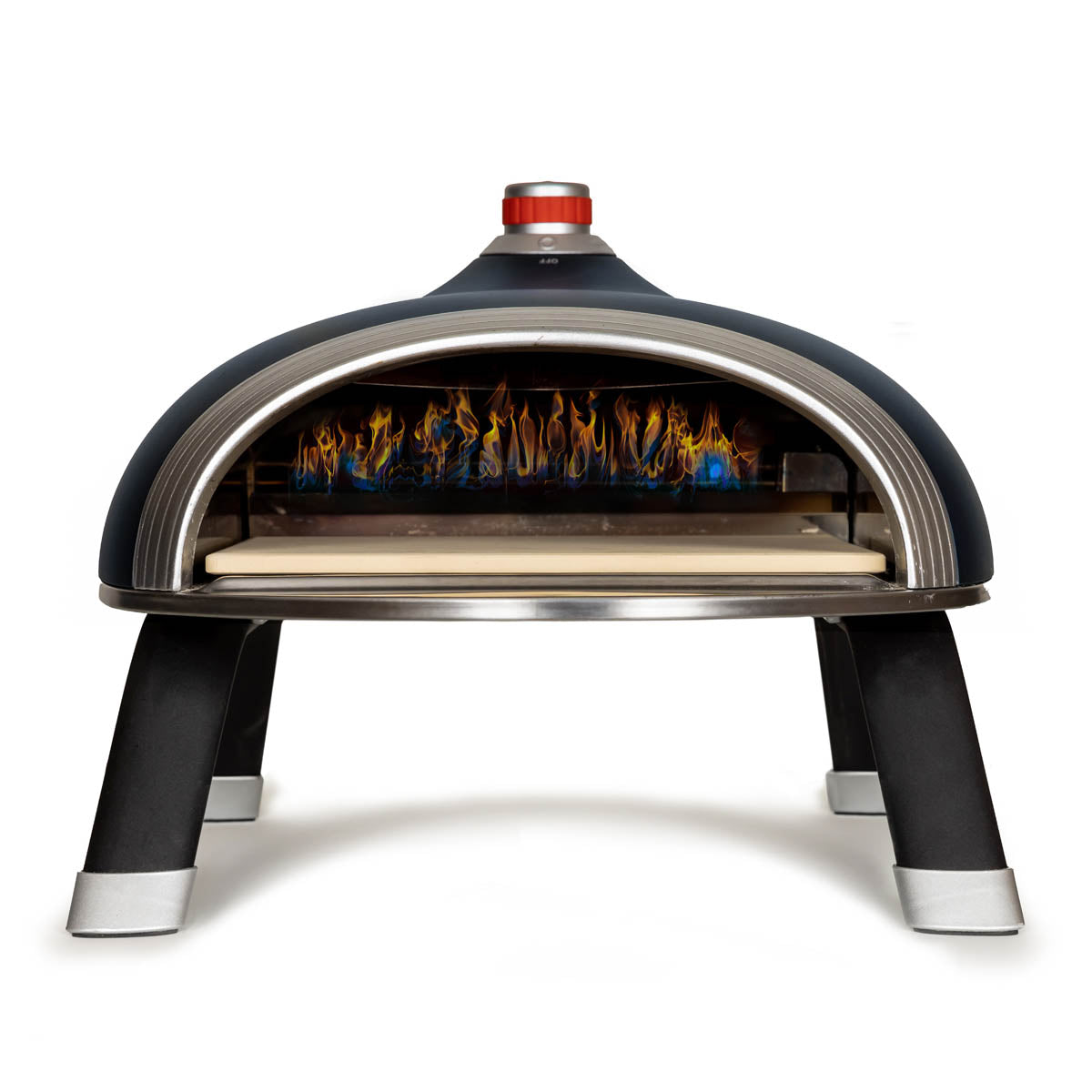 DeliVita Diavolo Pizzaofen Set navy für Gasbetrieb