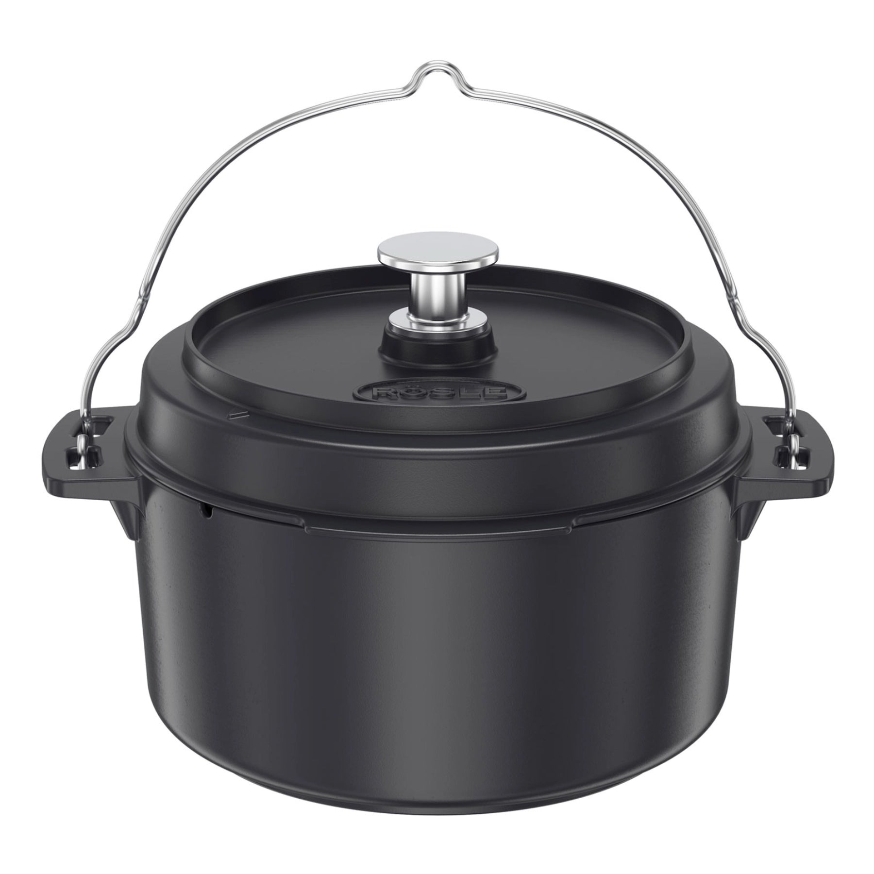 Rösle Dutchoven Ø 28cm matt schwarz emailliert