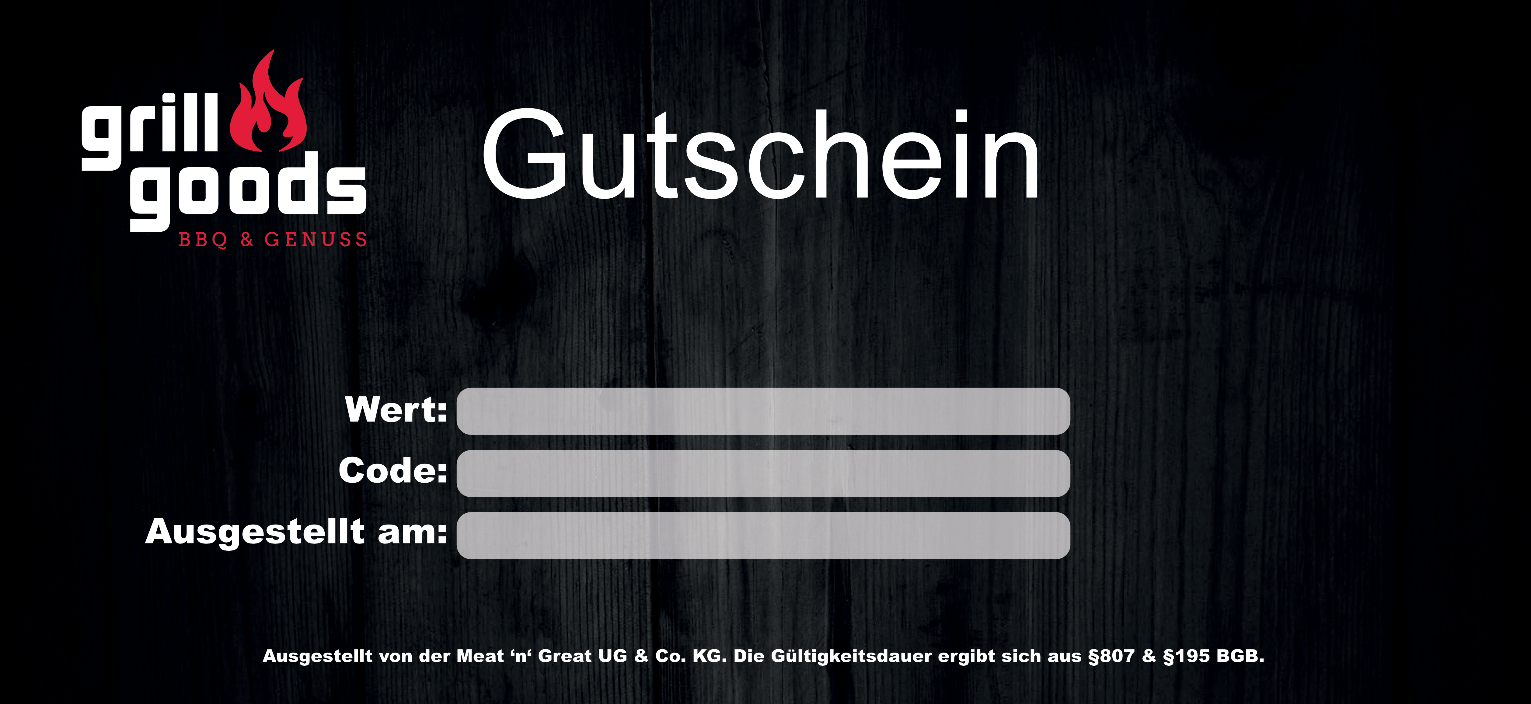 Grillgoods Geschenkgutschein