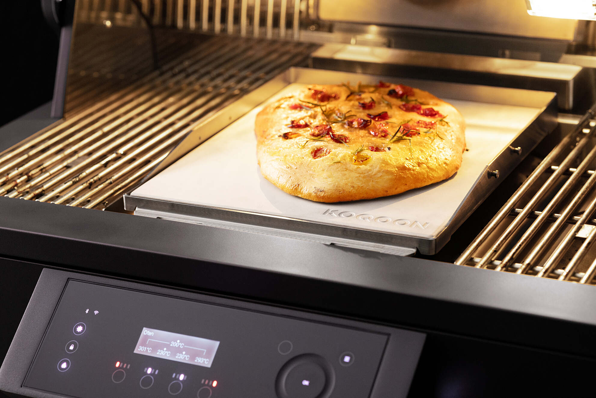 KOQOON Pizzastein ohne Rahmen