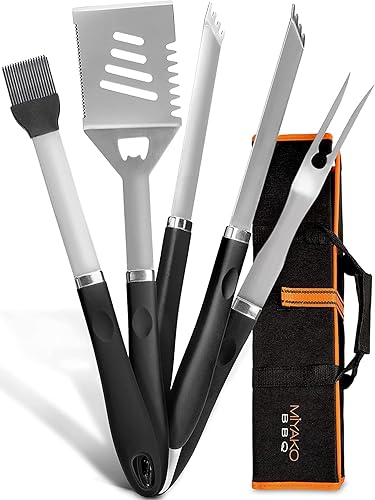 Miyako Grillbesteck-Set 4-tlg incl. Tasche