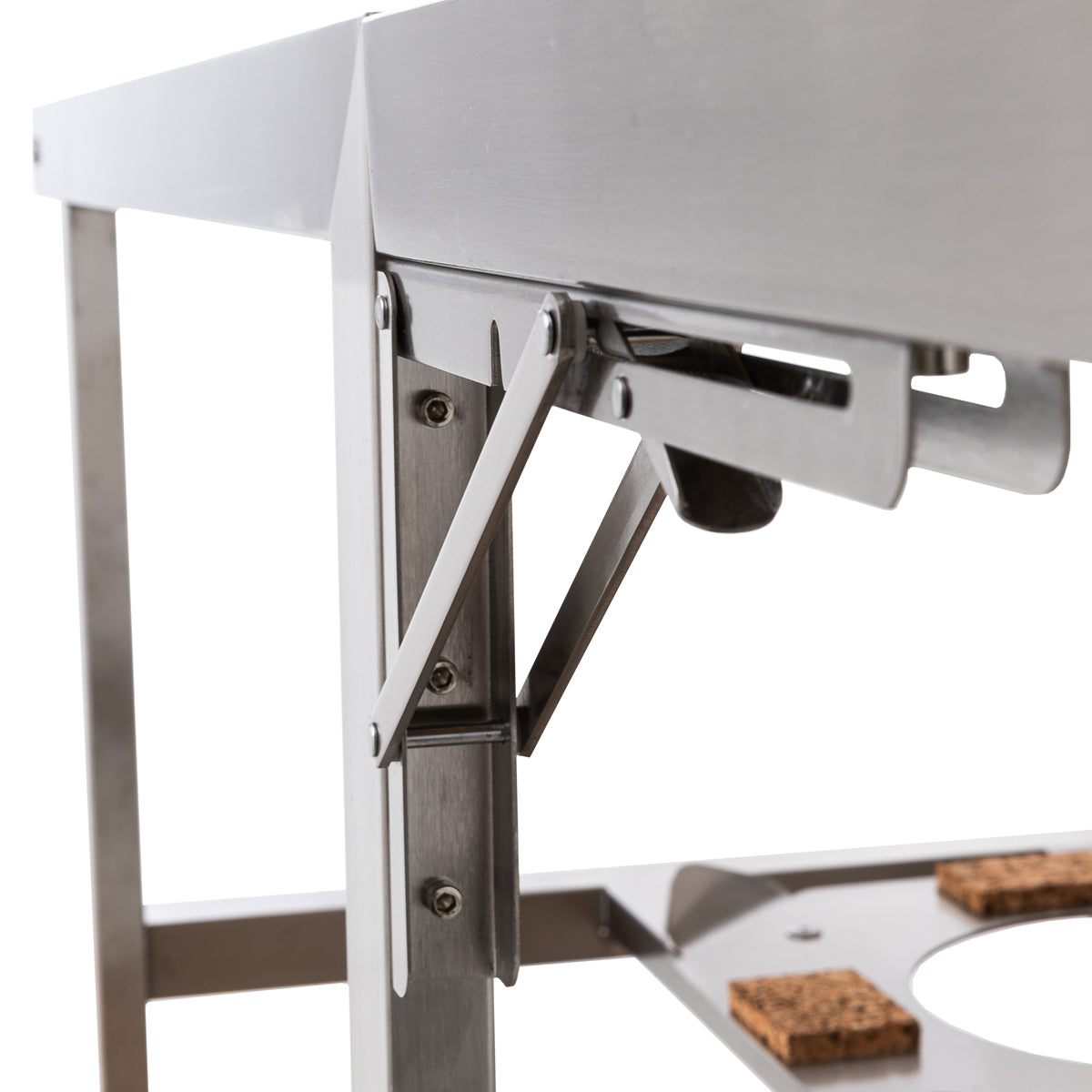 Monolith Buggy aus Edelstahl & Teak, LeChef