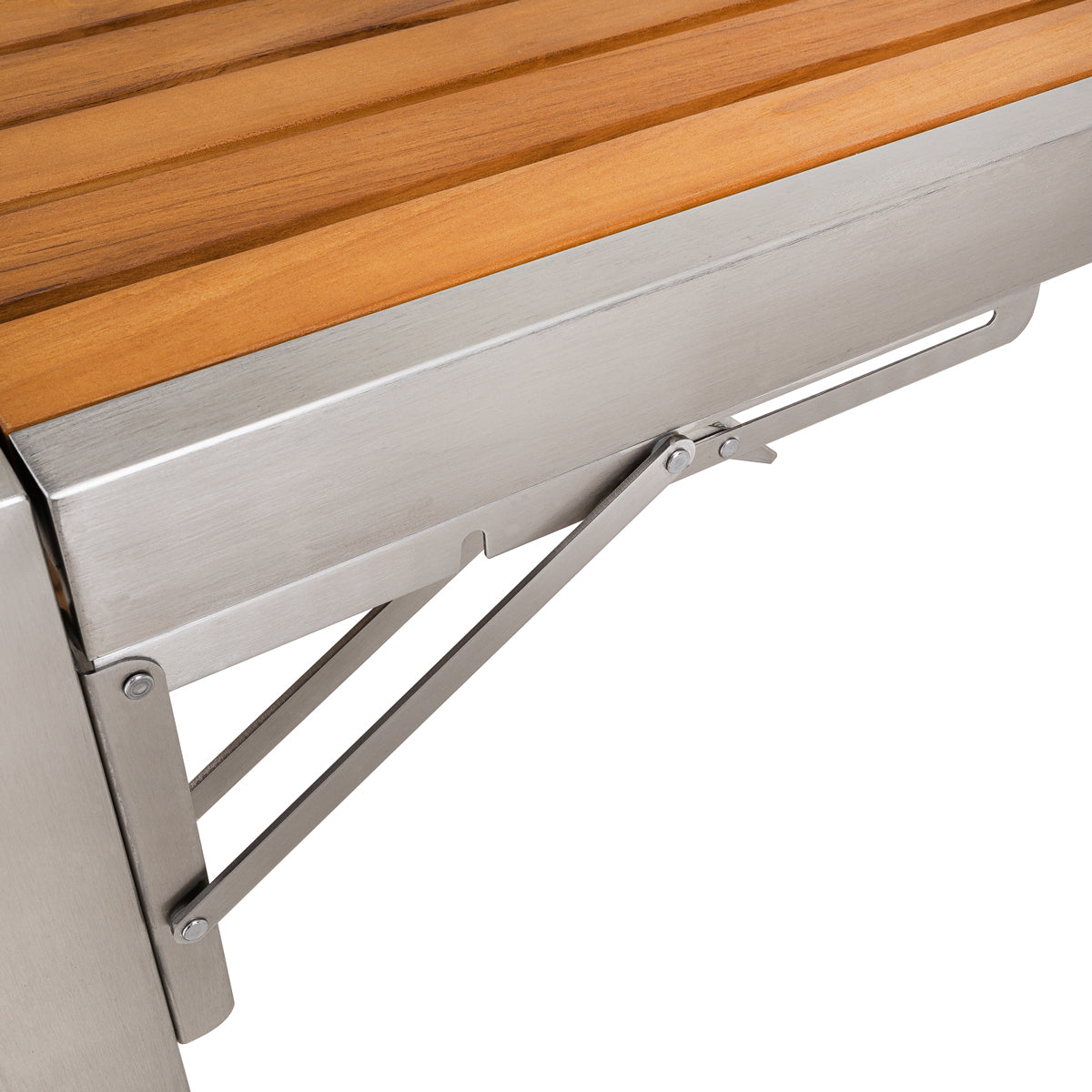 Monolith Buggy aus Edelstahl & Teak, LeChef