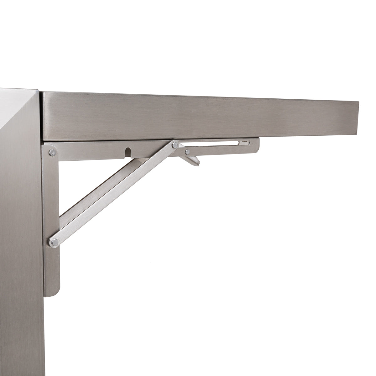 Monolith Buggy aus Edelstahl & Teak, LeChef