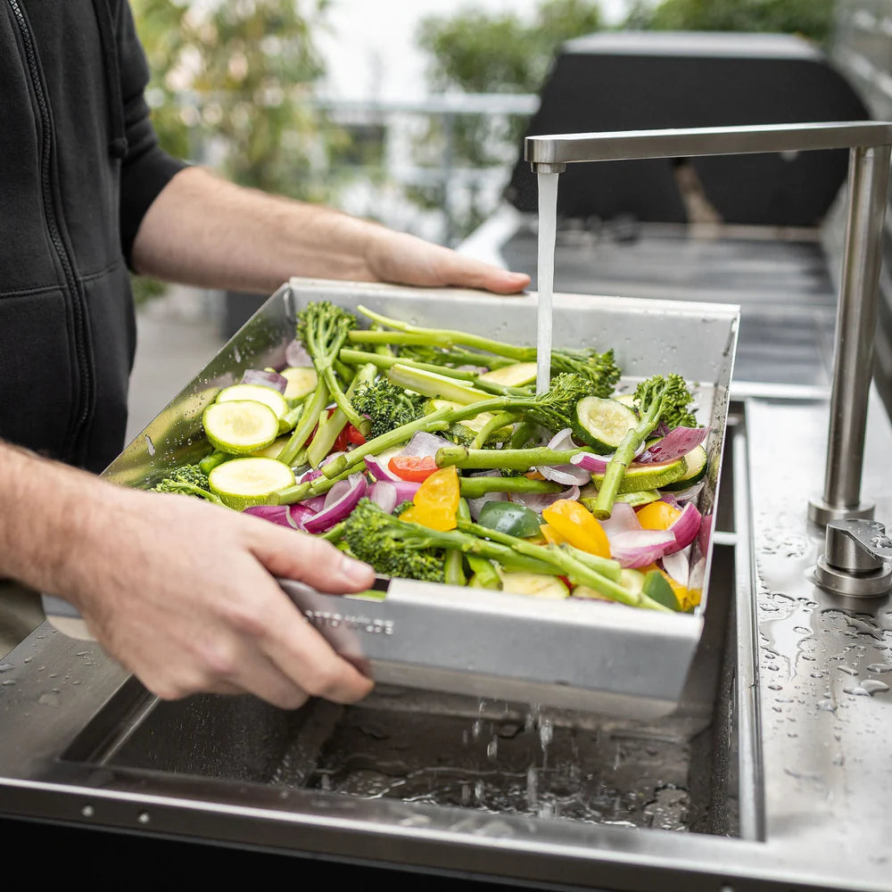 Otto Wilde Grillkorb mit Deckel, 16"