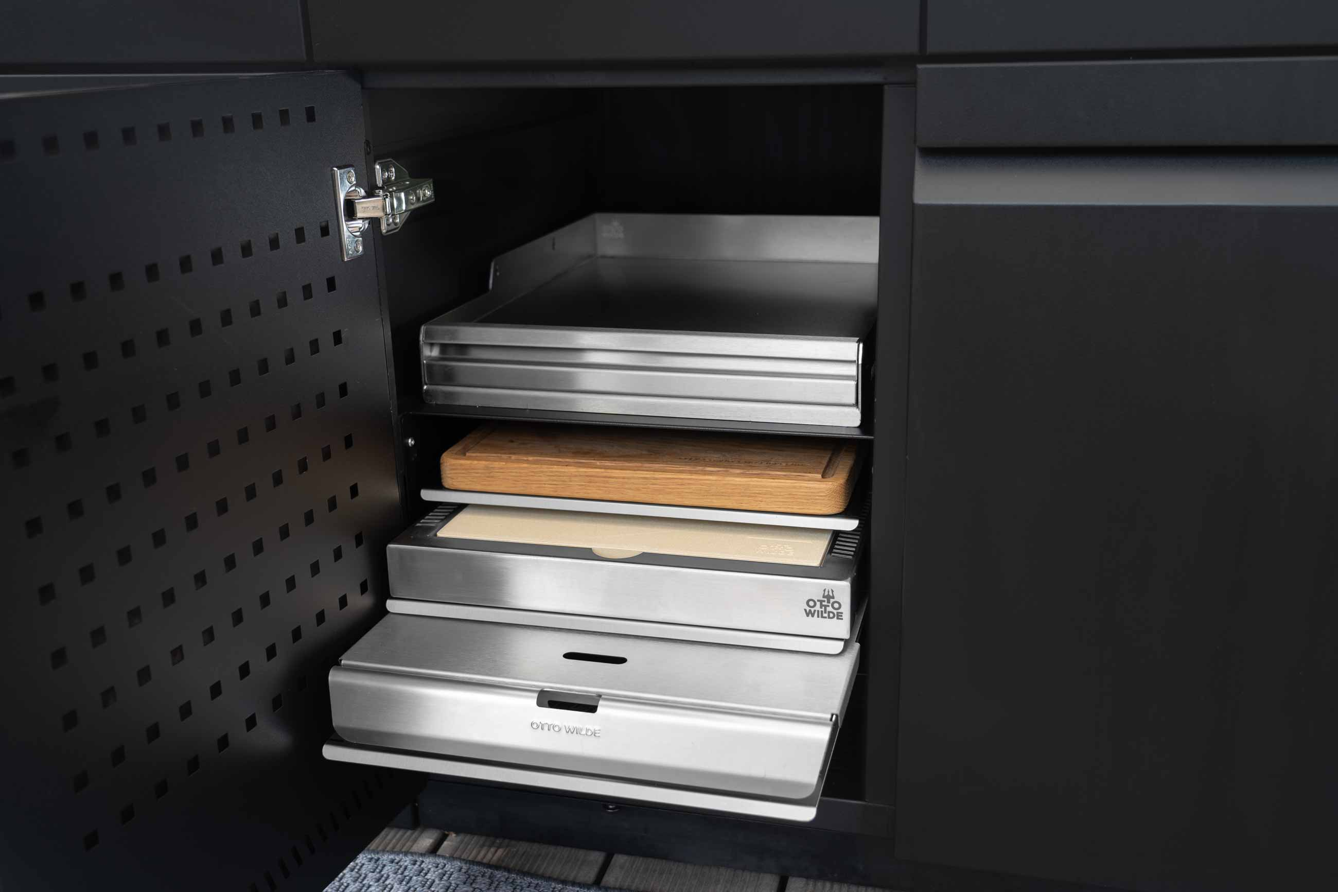 Otto Wilde Regaleinbausatz mit Dreifacheinschub