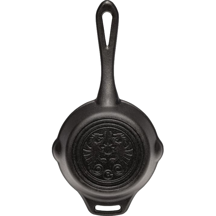 Petromax Gusseisen Feuerpfanne fp15-t mit Stiel Draufsicht