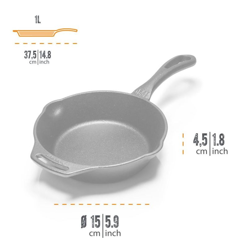 Maße Petromax Feuerpfanne fp20 mit Stiel