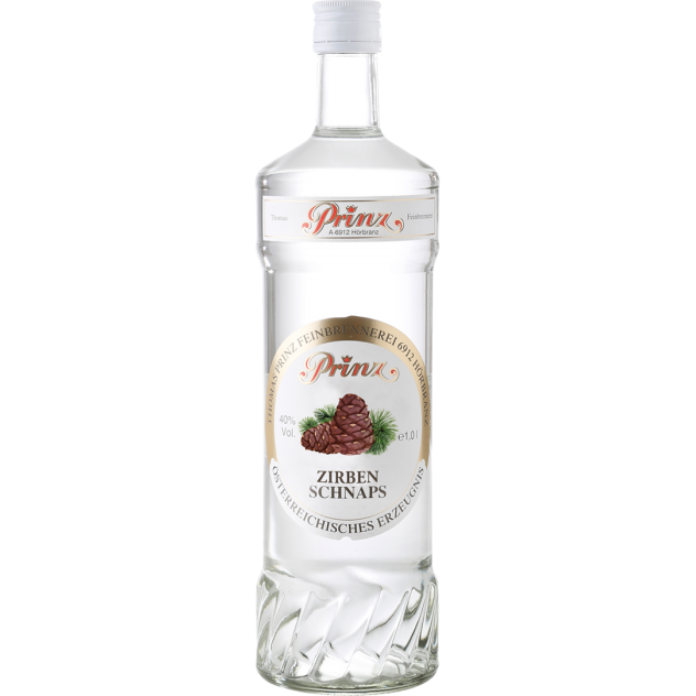 Prinz Zirben Schnaps, 40%