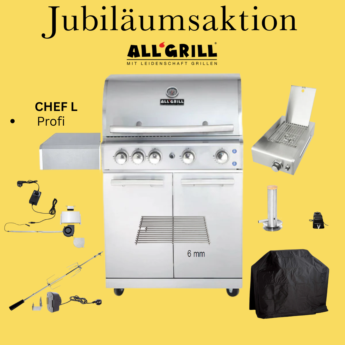 ALL’GRILL Chef XL Jubiläumsaktion Profi