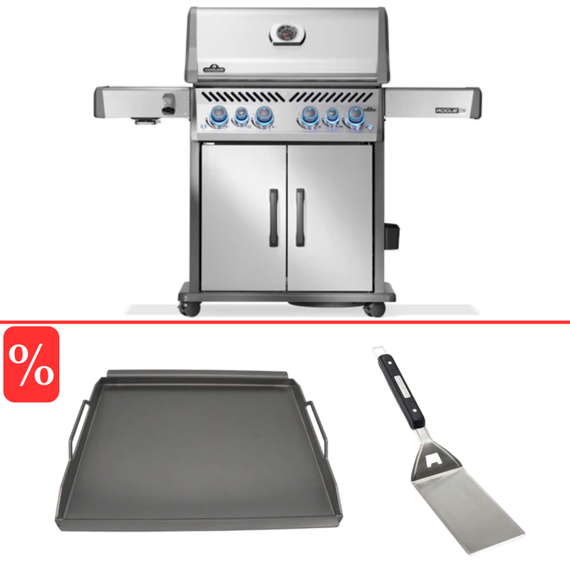 Napoleo nRogue PRO-S 525 Bundle inkl. Einsatzpfanne und Grillwender