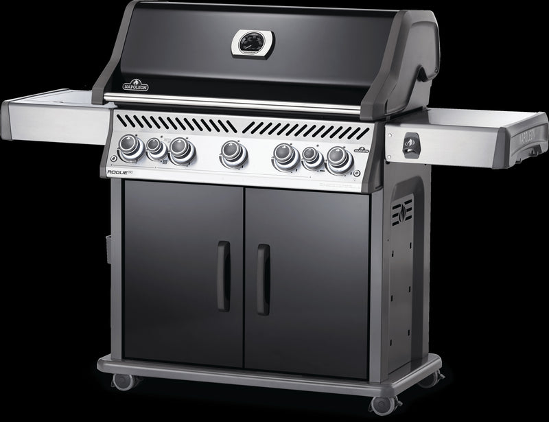 Napoleon Rogue SE 625 Gasgrill, mit Gussrosten, Schwarz