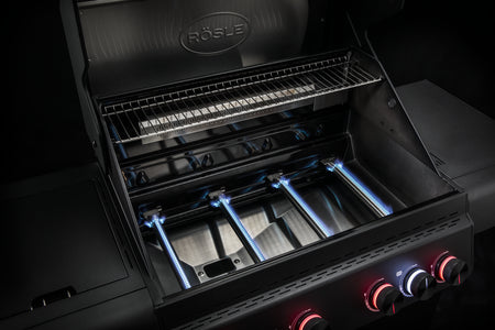 Rösle BBQ Station AllFlame Hero 4 Brenner Gasgrill – 50mbar