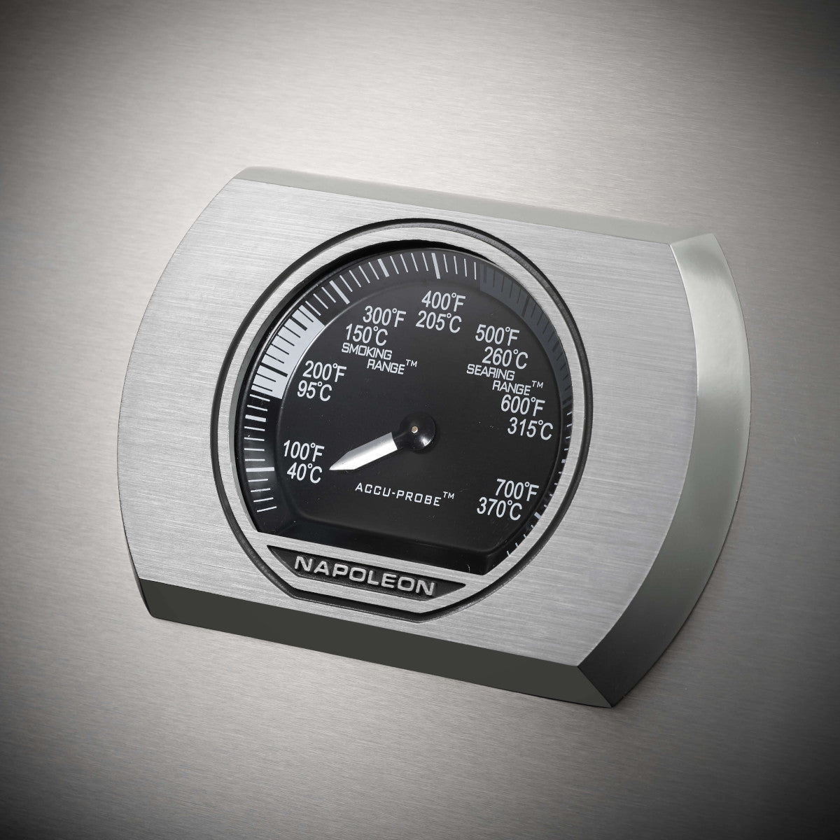 Deckelthermometer Napoleon Rogue XT 425, mit Sizzle Zone, Edelstahl
