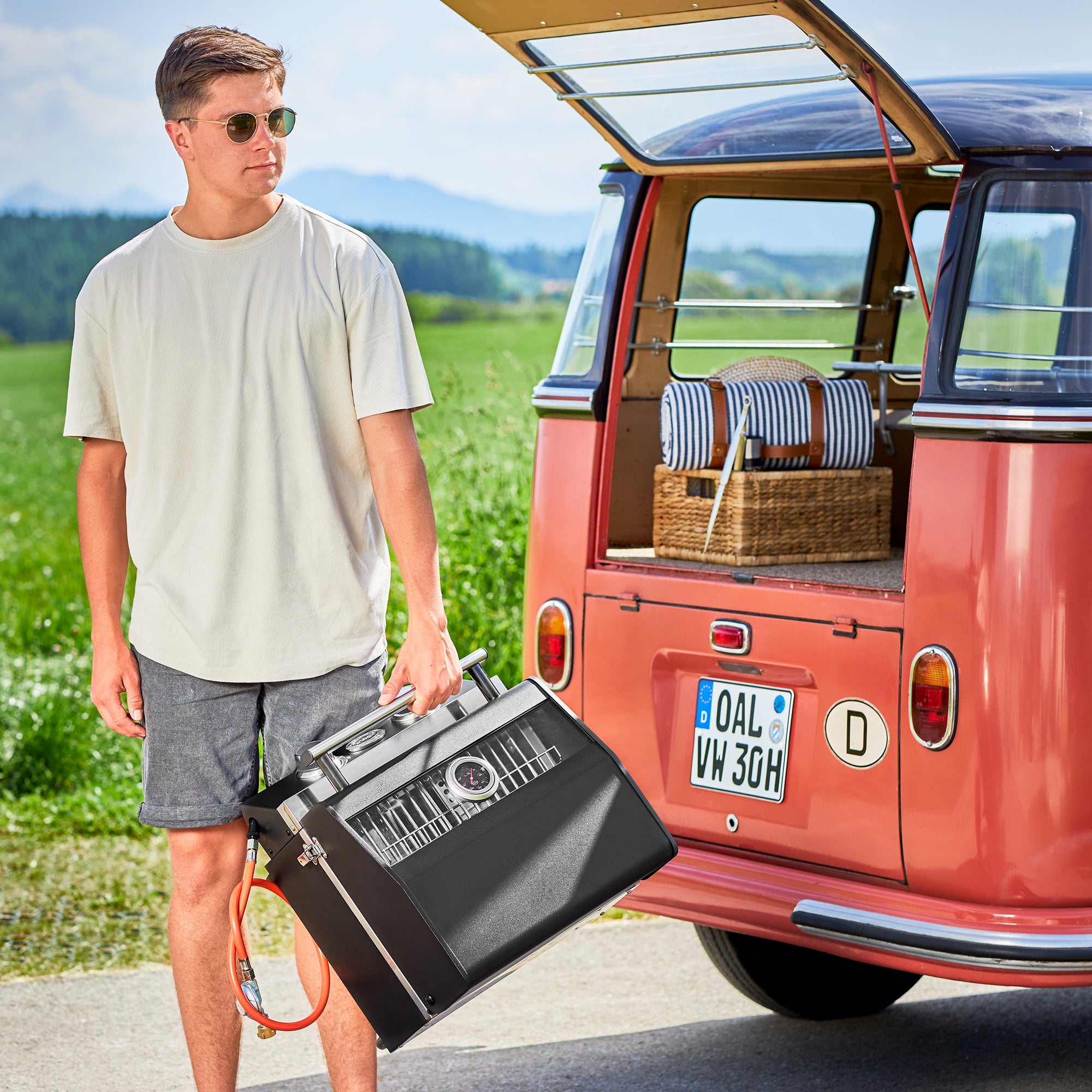 Rösle Gasgrill BBQ-Portable VIDERO G2-P 30mbar