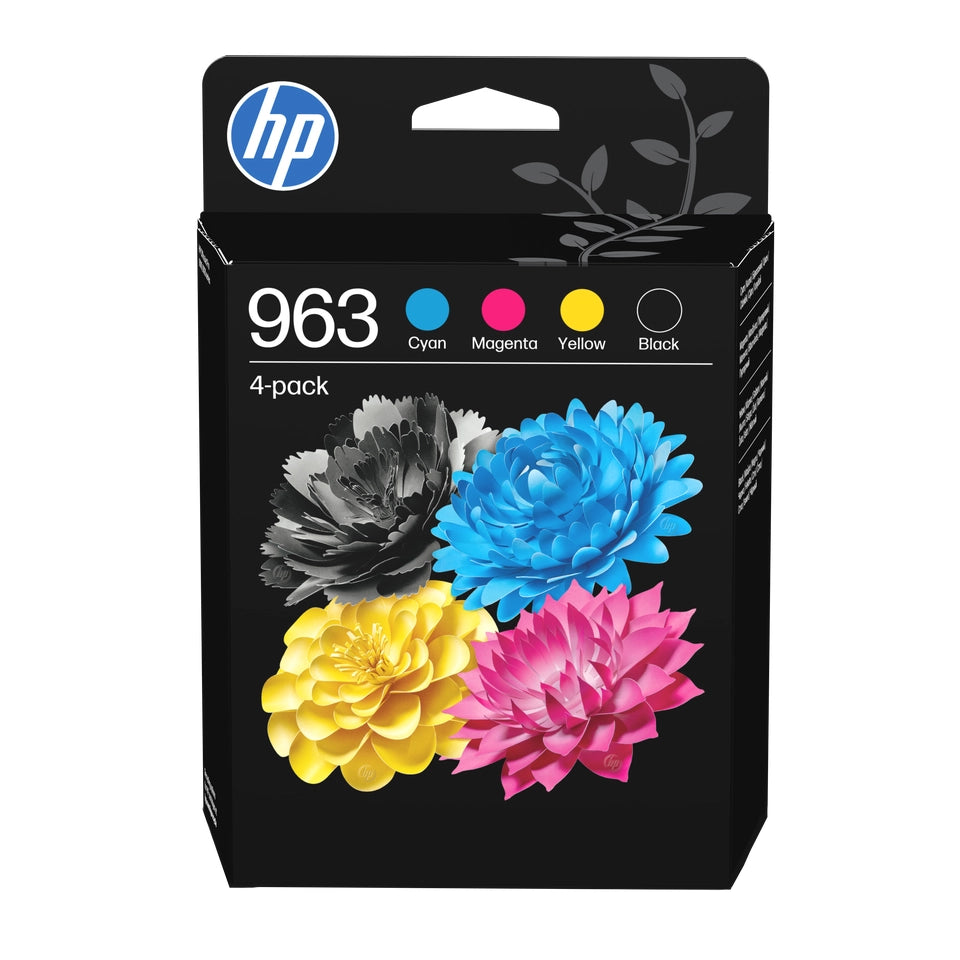 HP 963 4er-Pack OriginalDruckerpatronen Schwarz/Cyan/Magenta/Gelb