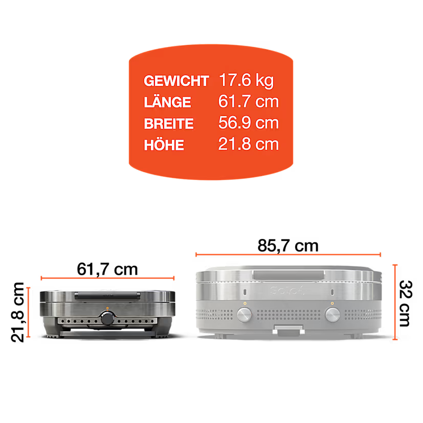 Solo Stove Steelfire 22" Edelstahl-Grillplatte