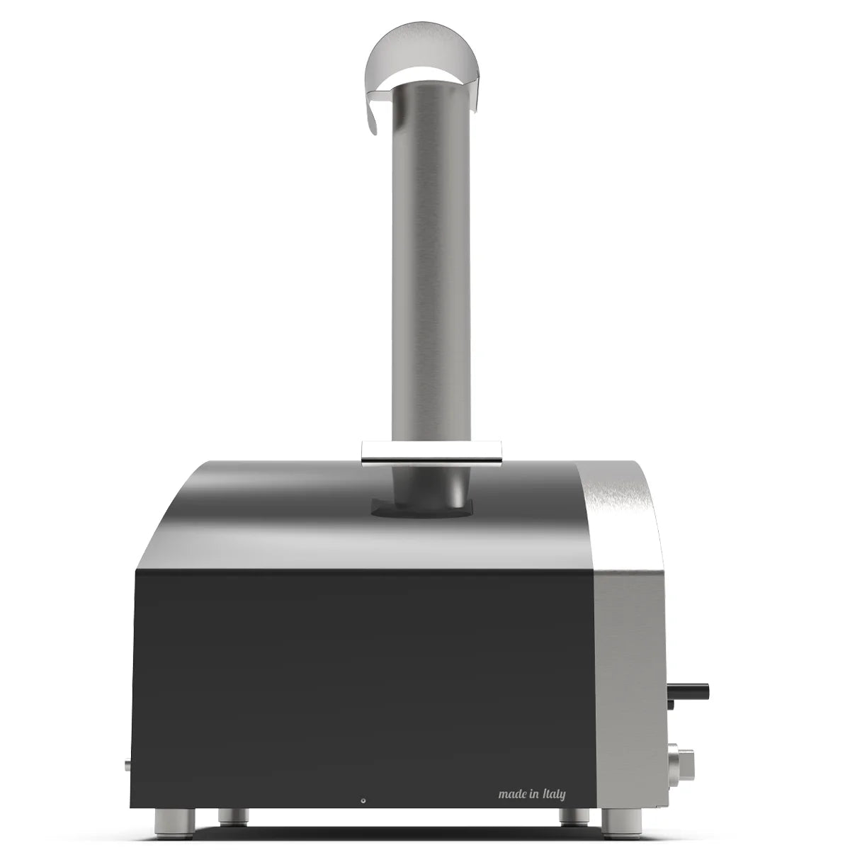 Alfa Forni Futuro 4 Pizze, Gas/Hybrid, Silber Schwarz