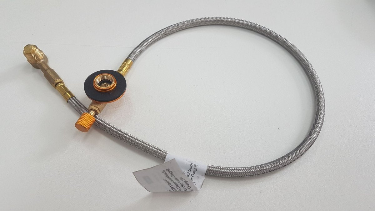 N2 Hochdruckschlauch mit SW Mutter x W 24,32 AG - 100 cm N2 Hochdruckschlauch mit SW Mutter x W 24,32 AG - 100 cm