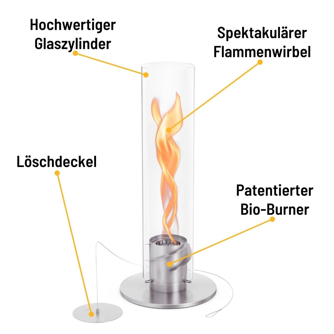 Höfats Spin 1200 Tischfeuer silber - Grillstar.deHöfats Spin 1200 Tischfeuer silberHöfatsGrillstar.deH006954064251006958